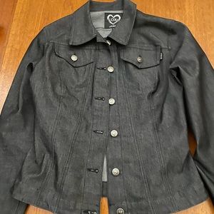 Gray Jean Jacket